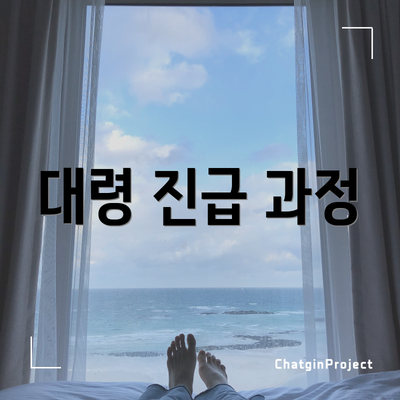 대령 진급 과정