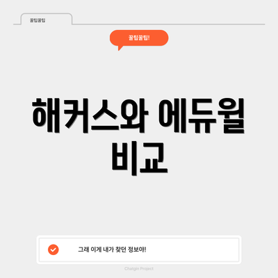 해커스와 에듀윌 비교