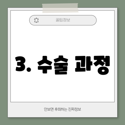 3. 수술 과정