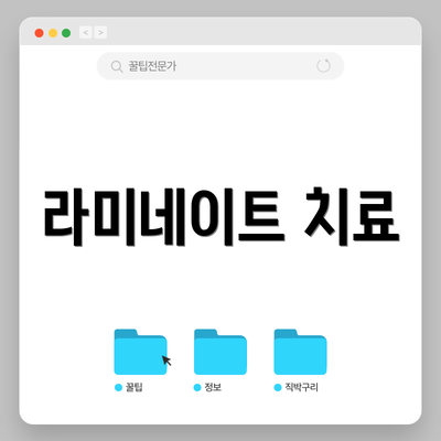 라미네이트 치료
